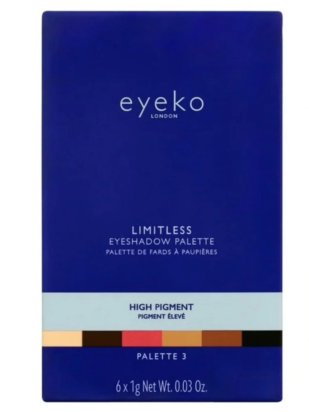 Eyeko Limitless Long Lasting And Crease Proof Eyeshadow Palette, Palette 3 New
